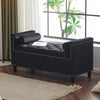 Velvet Charm Entryway Bench