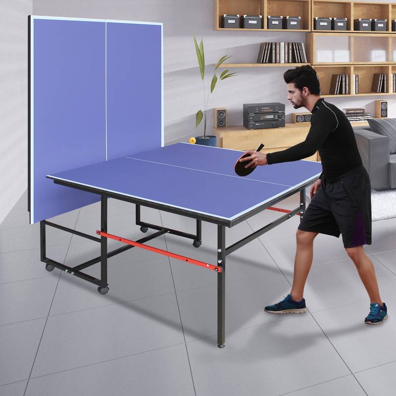 Ping Pong Pro Table Set – Foldable Fun for Indoors & Outdoors!