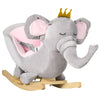 Qaba Elephant Rocking Chair - Fun & Safe Toddler Toy!