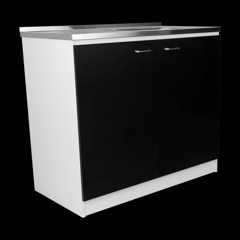Sleek Utility Sink with Cabinet