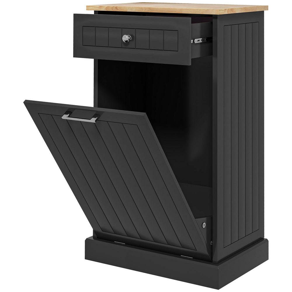 Stylish Tilt-Out Trash & Recycling Cabinet