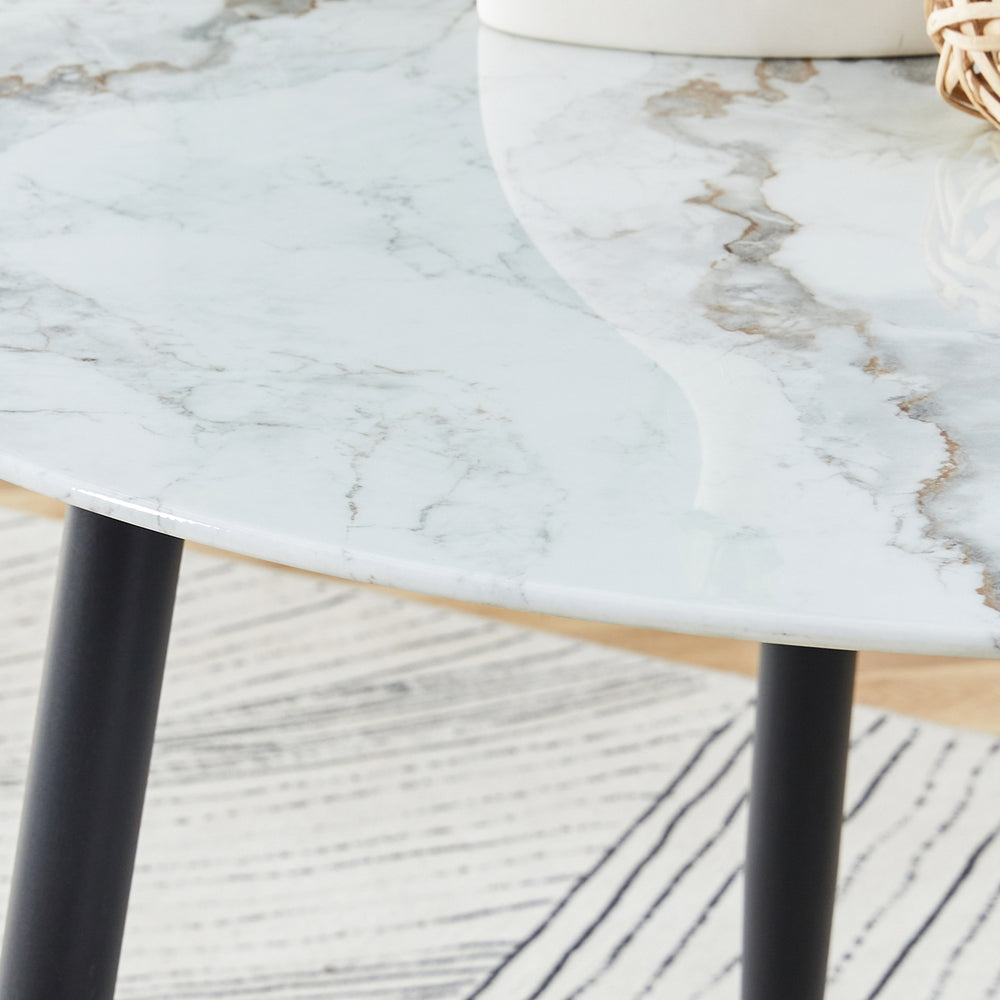 Marble Chic Round Dining Table