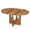 Cozy Walnut Dining Set with Extendable Table