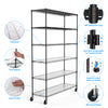 Rolling Heavy-Duty Storage Shelves