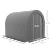 Outsunny Durable Garden Storage Tent – Waterproof Outdoor Shed for Bikes and Tools