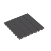 Outdoor Grey Deck Tiles - Durable Interlocking Patio Solution