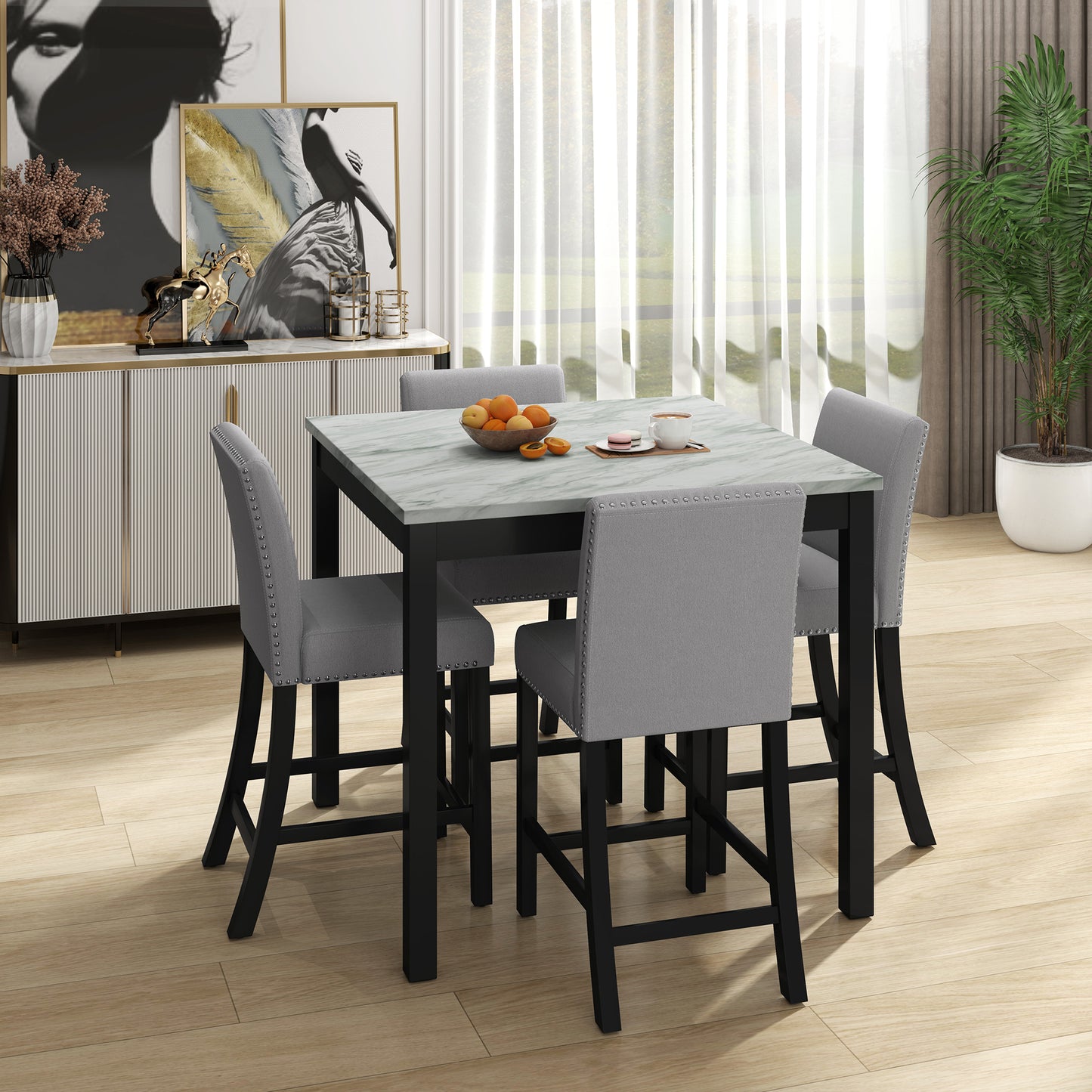 Cozy Modern Dining Set for Small Spaces