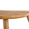 Cloudy Hills Table: A Stylish Solid Wood Desk for Dining and Gaming