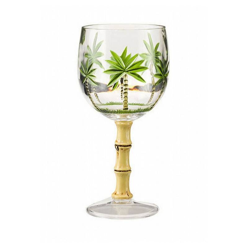 Tropical Vibes Unbreakable Wine Glasses Set