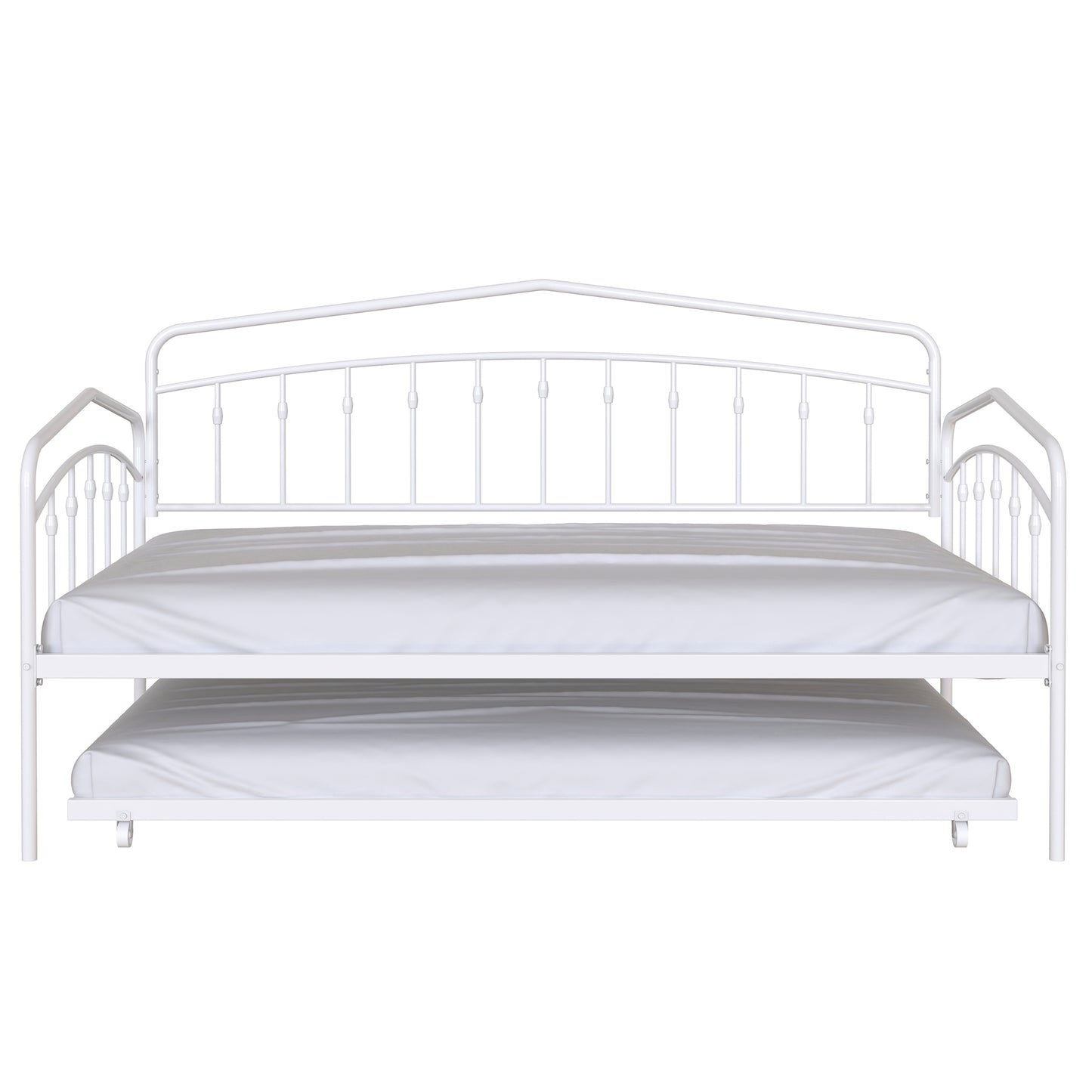 Fox Twin Daybed with Trundle - White Bliss