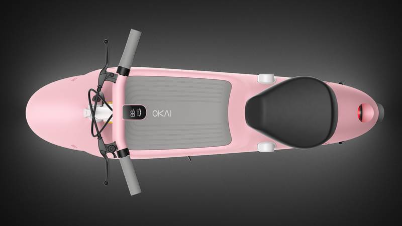Pink Foldable Electric Scooter – Fun, Fast, and Ready to Ride!
