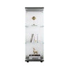 Chic Black Glass Display Cabinet