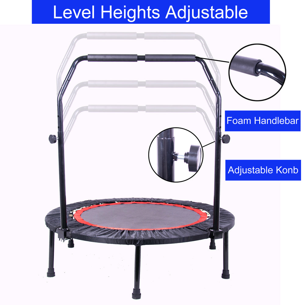 JumpFit Mini Trampoline for Everyone - Safe Indoor Workout Fun!