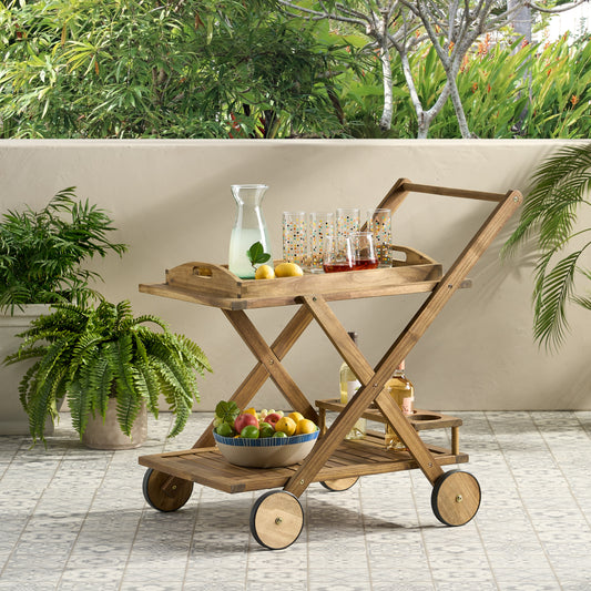 Riviera Rolling Bar Cart