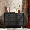 Stylish Storage Dresser with 6 Drawers and Wooden Top