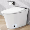 Smart Heated Toilet with Foot Flush and Night Light