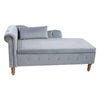 Velvet Dream Lounge Chair with Storage & Pillow