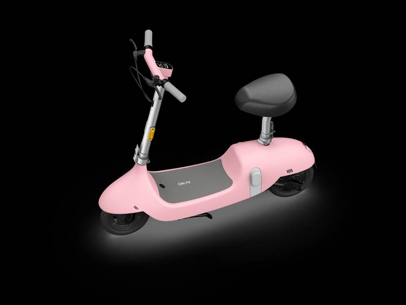 Pink Foldable Electric Scooter – Fun, Fast, and Ready to Ride!