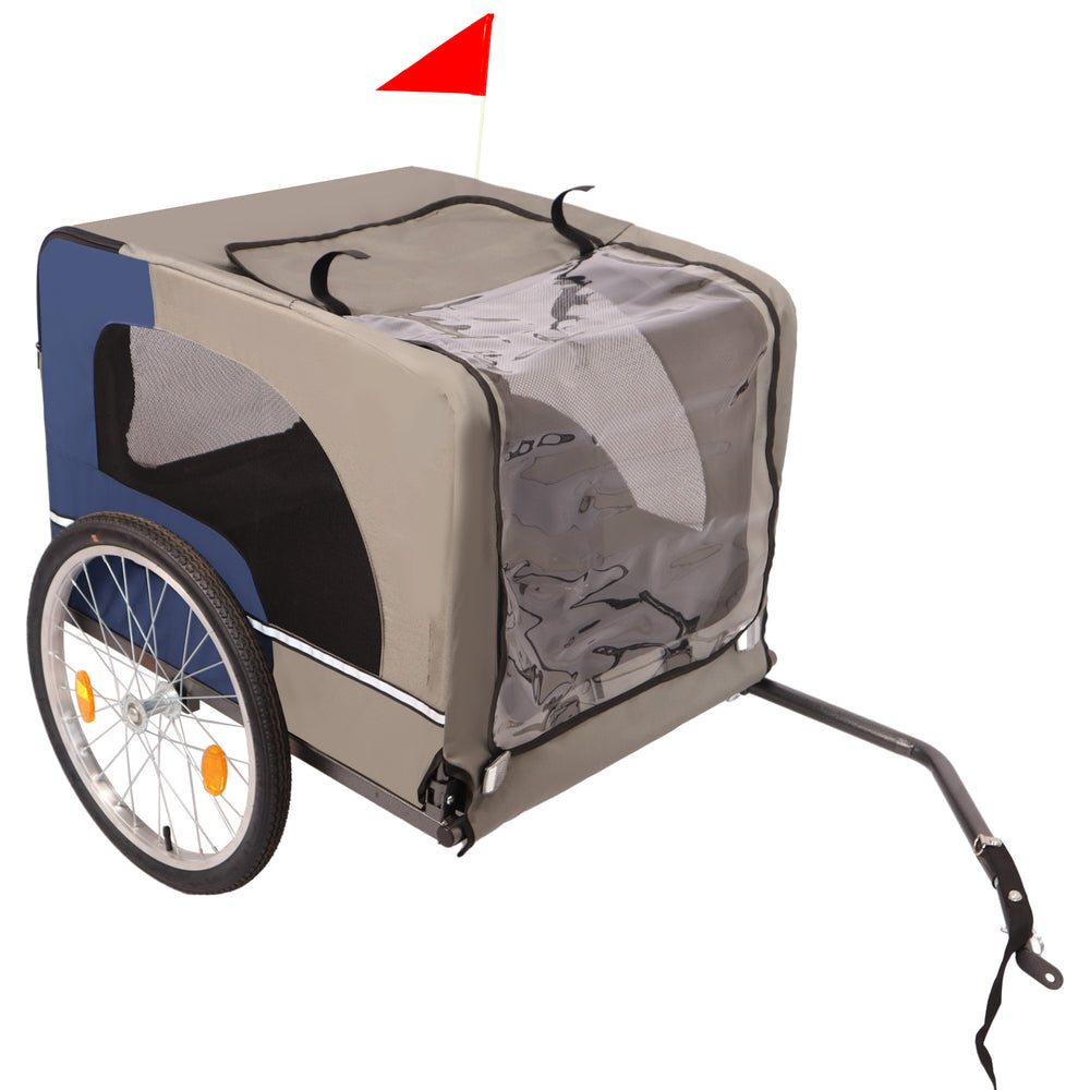 Paw Pedaler Dog Bike Trailer – Cozy & Safe Ride for Your Pup!