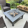 Cozy Square Fire Pit Table for Outdoor Relaxation