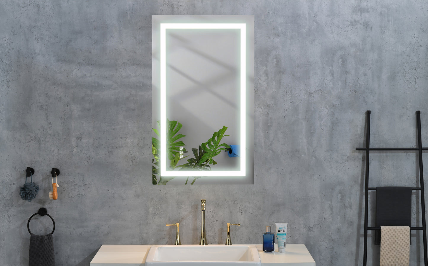 Bright & Clear Anti-Fog Wall Mirror