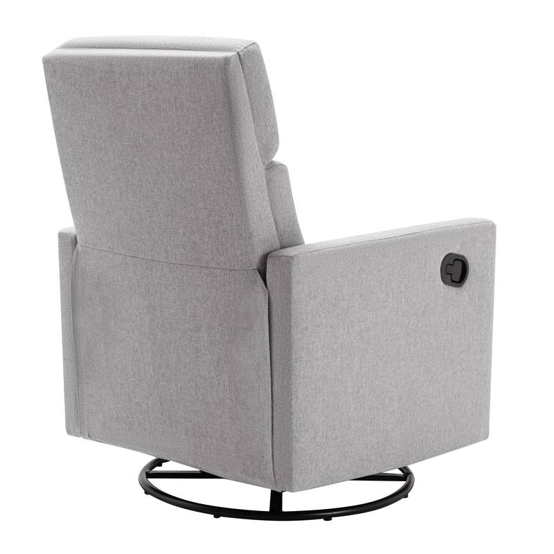 Cozy Gray Rocking Nursery Chair
