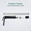 Sleek Matte Black Bathroom Faucet