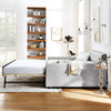 Cozy Linen Daybed with Hidden Trundle and USB Charging