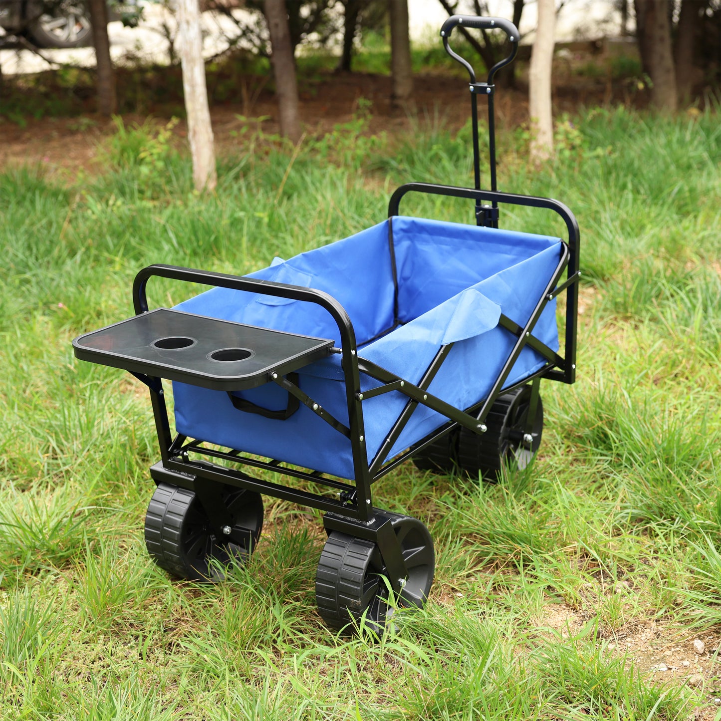 Blue Folding Wagon for All Your Adventures