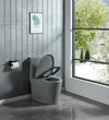 Eco-Friendly Comfort Height Toilet with Soft Close - Light Grey