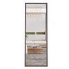 Elegant Gray Wood Full-Length Mirror