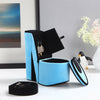 Chic Hidden Storage Jewelry Box - Turquoise Velvet High Heel Design