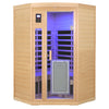 Cozy Corner Sauna with Low EMF & Heating Panel