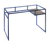 Stylish Blue & Glass Yasin Desk