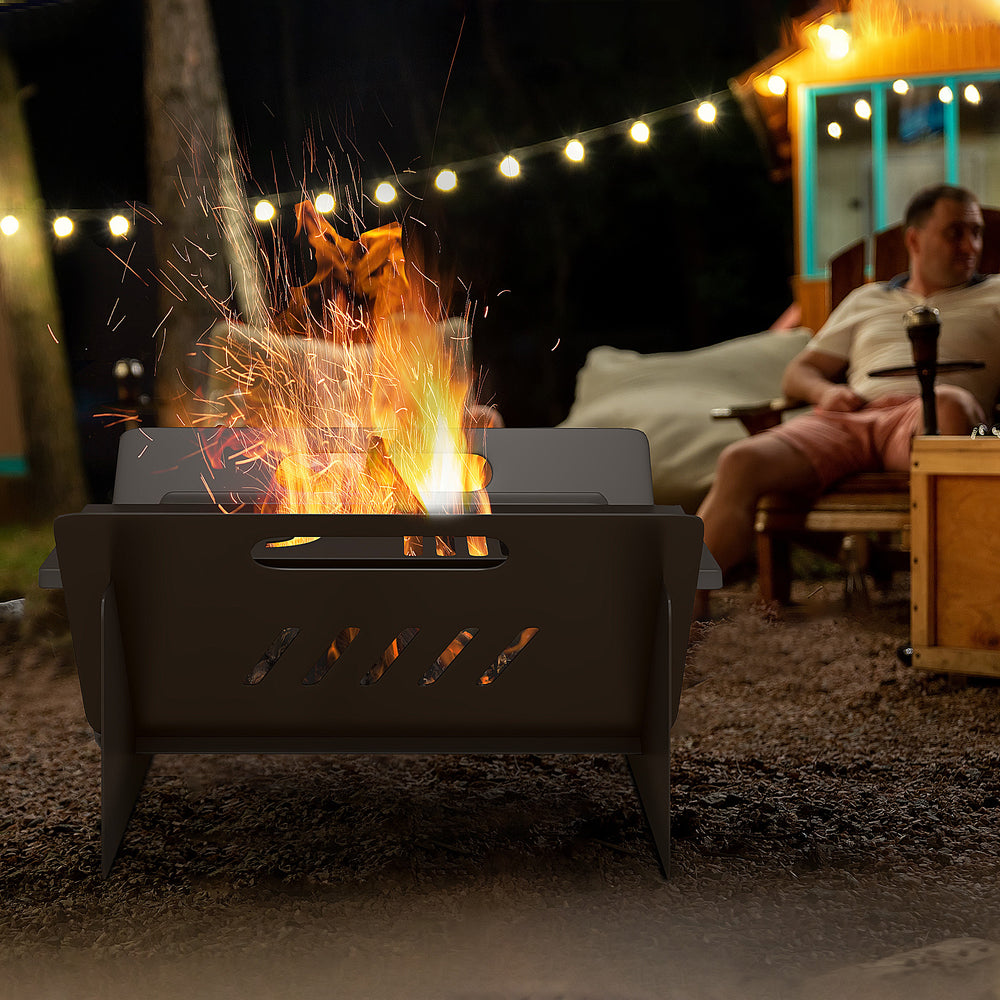 Outsunny Multi-Use Fire Pit & Table – Your Perfect Outdoor Companion!