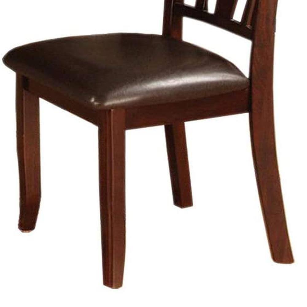 Stylish Espresso Side Chairs with Padded Comfort