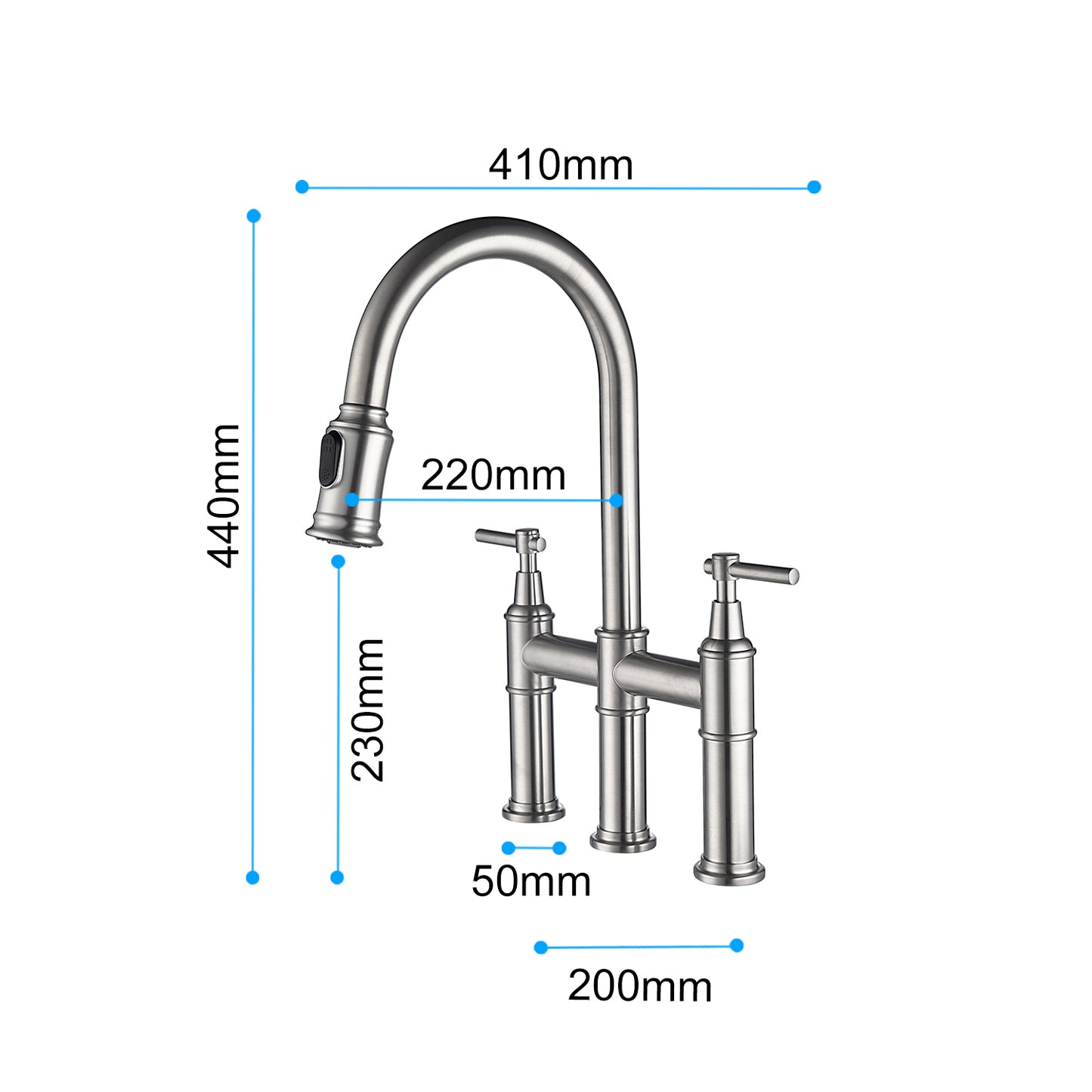 Spotless Pull-Down Kitchen Faucet