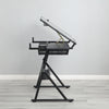 Versatile Black Drafting Table & Chair Set