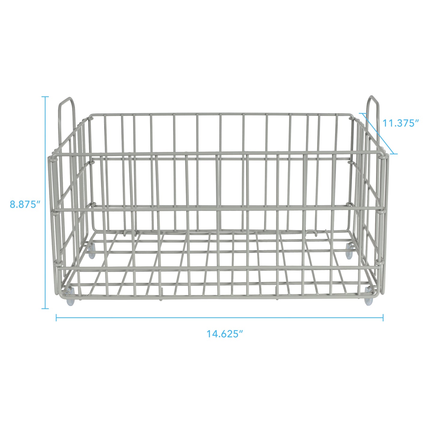 Smart Space Saver Basket - Light Gray