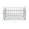 Smart Space Saver Basket - Light Gray