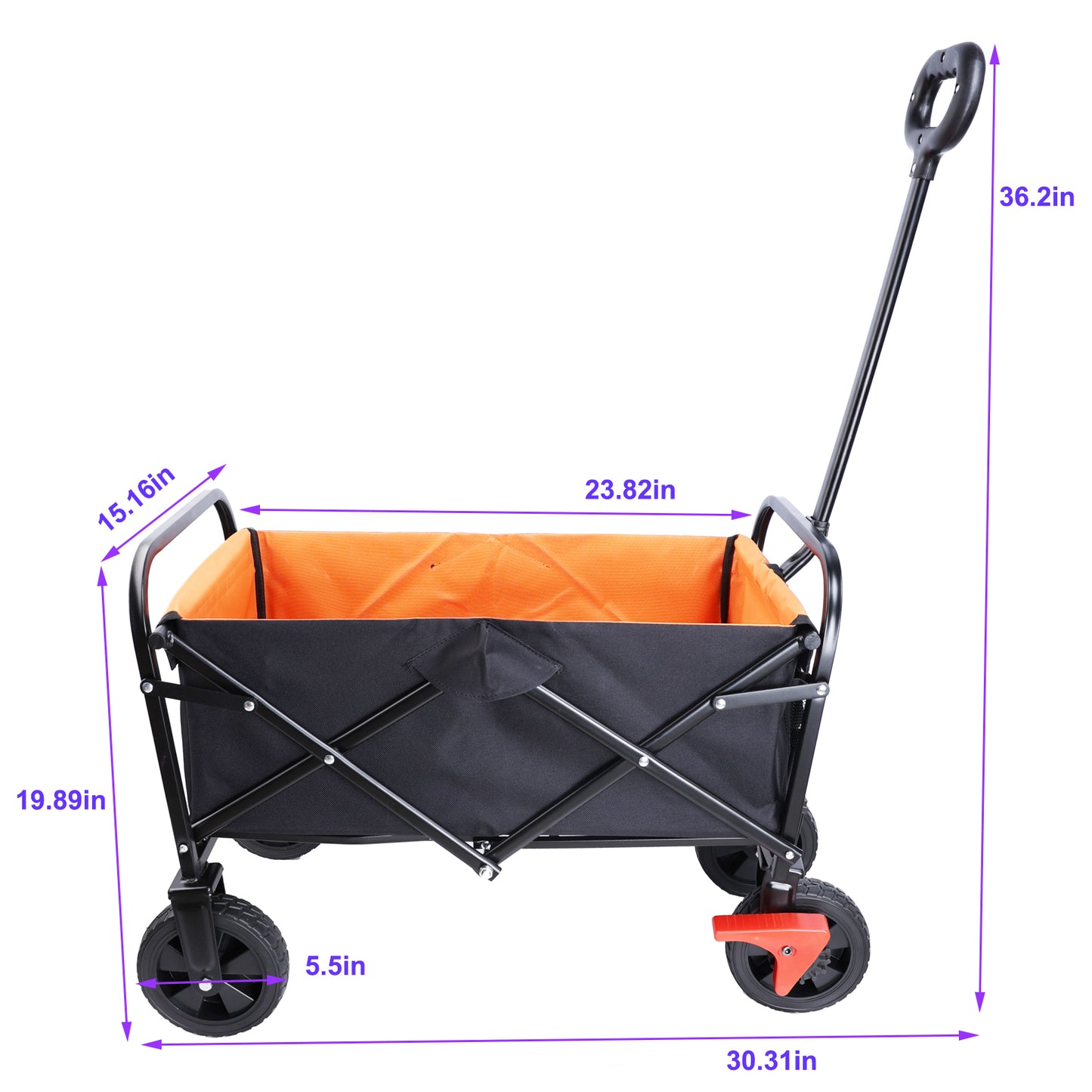 Compact Beach & Garden Folding Cart