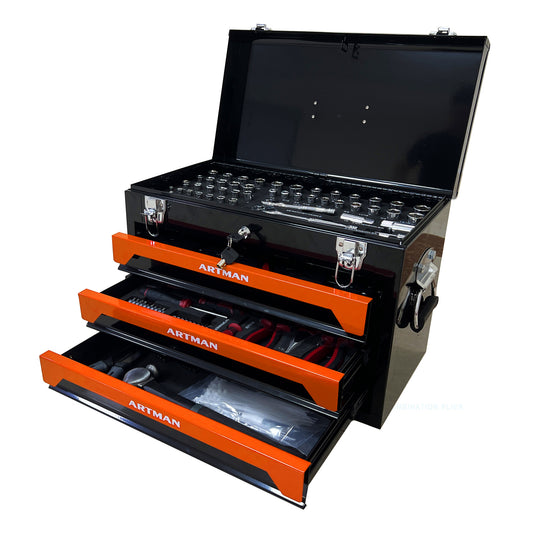 Bright Orange Tool Box Kit