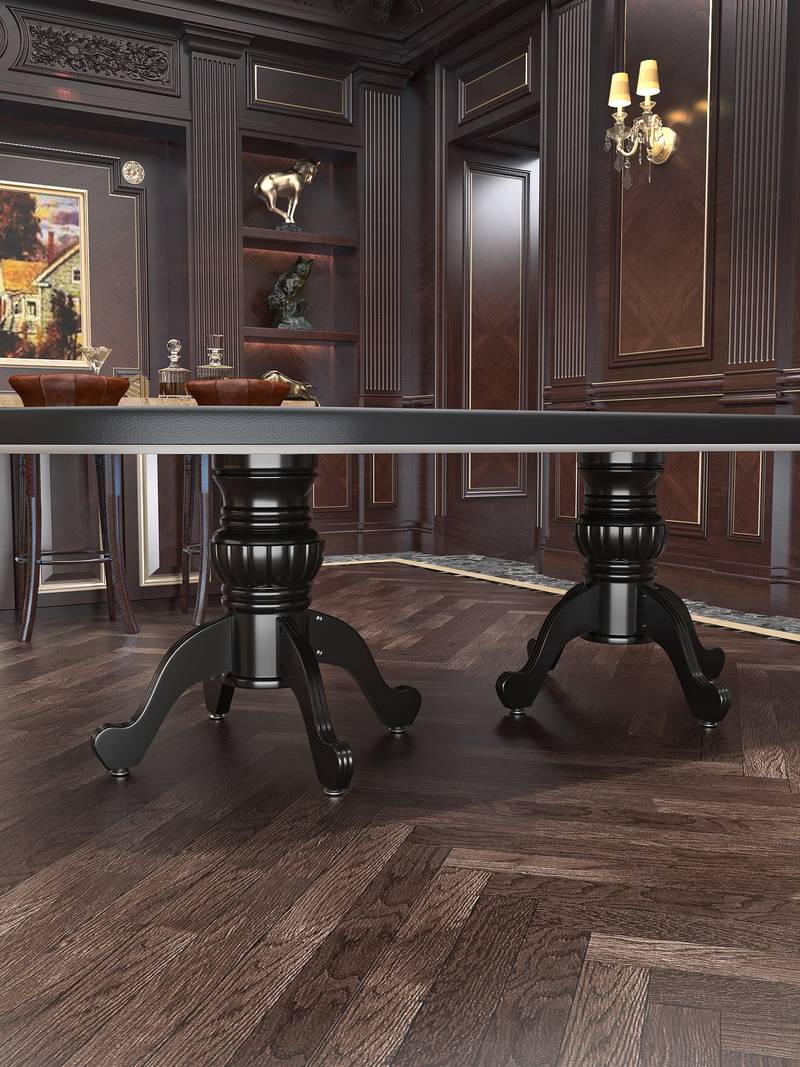 Chic Oval Aura Waterproof Poker Table