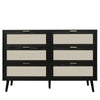 Chic Black Wooden Dresser