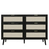 Chic Black Wooden Dresser