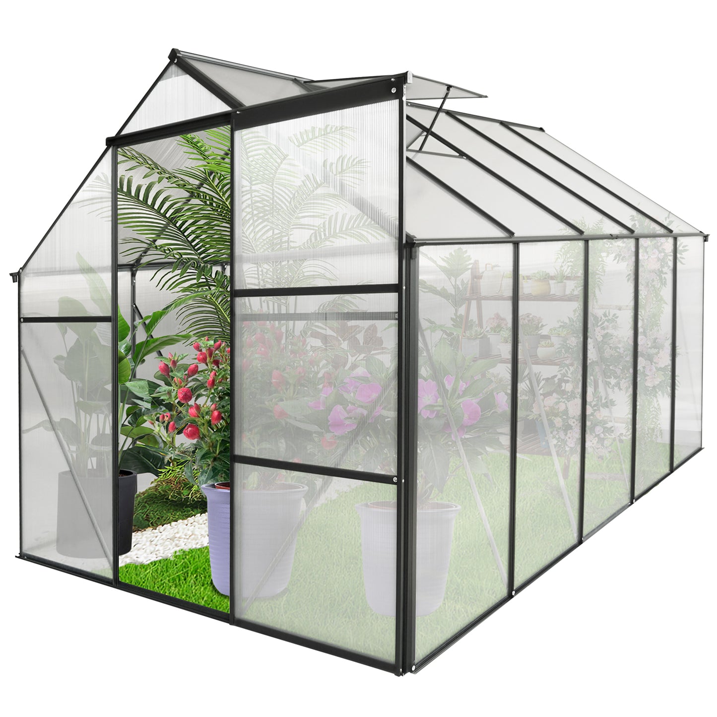 Backyard Oasis Greenhouse – Heavy-Duty Polycarbonate Haven