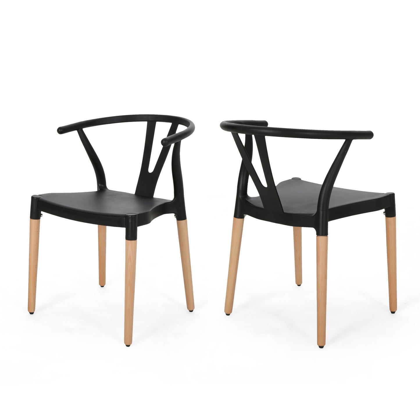 Chic Duo Plastic Dining Chairs