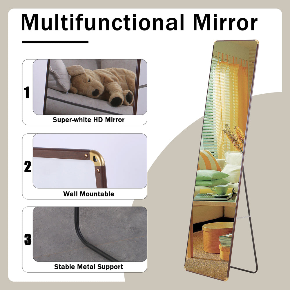 Reflective Elegance: Full-Length Floor Mirror