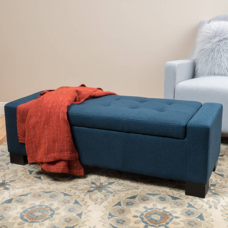 Cozy Guernsey Ottoman