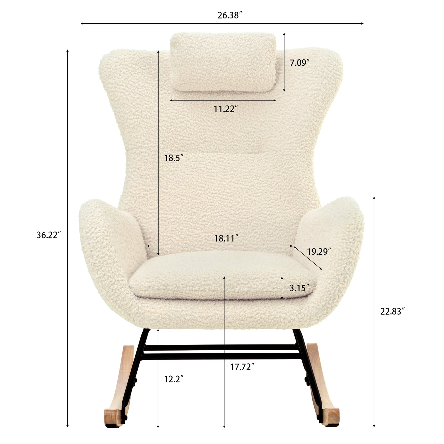 Teddy Comfort Rocker - A Cozy Glider for Every Room